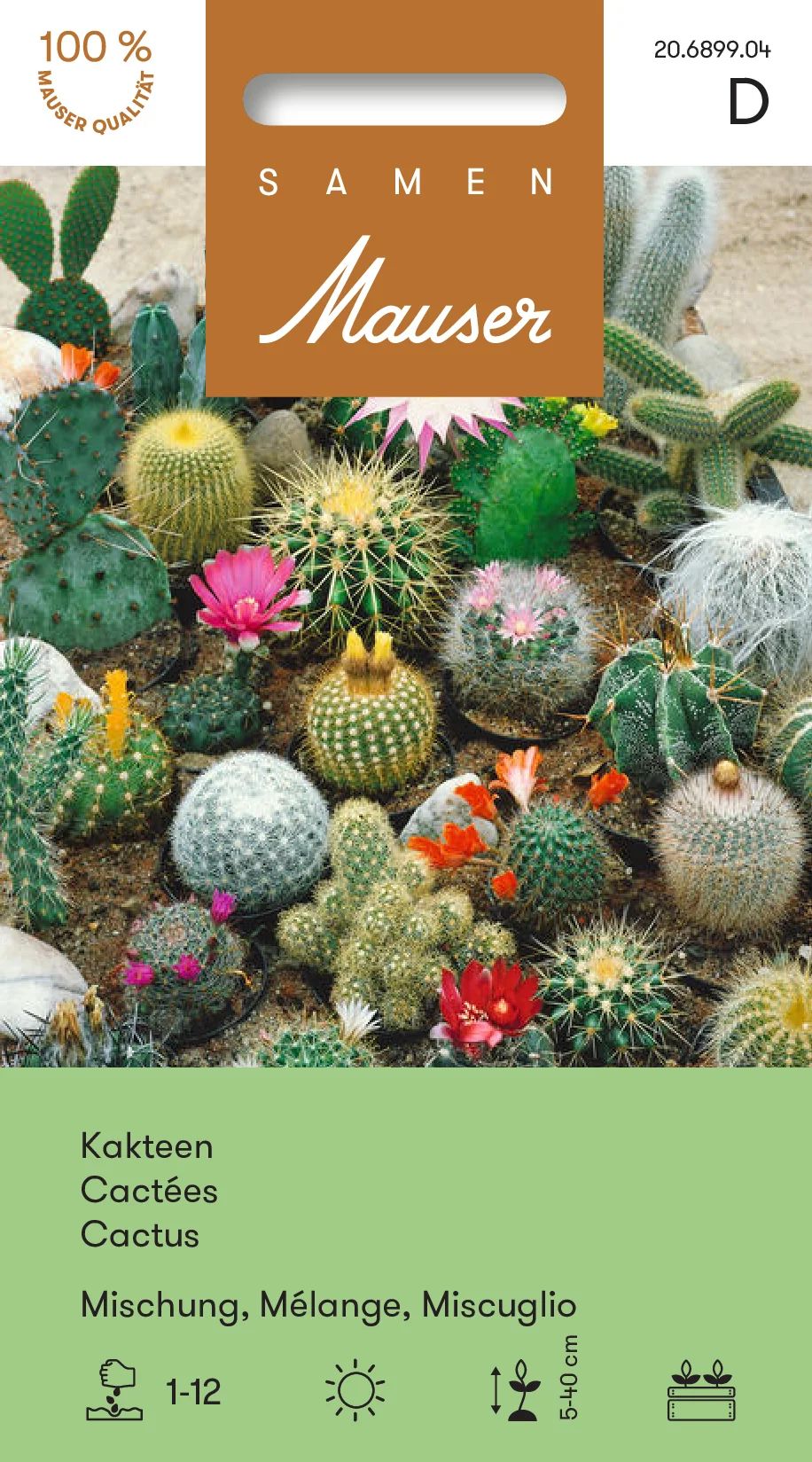 Cactées en mélange