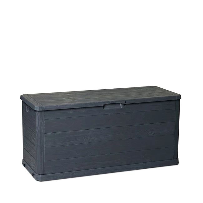 Coffre de jardin 280 litres Woody - Anthracite foncé