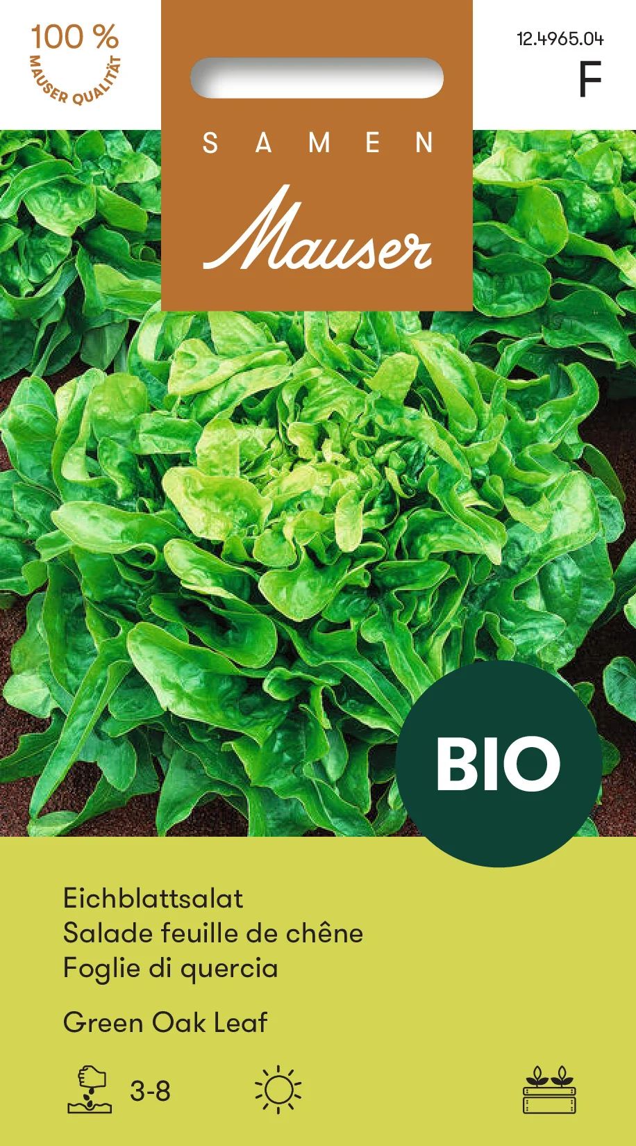 BIO Salade feuille de chêne Green Oak Leaf
