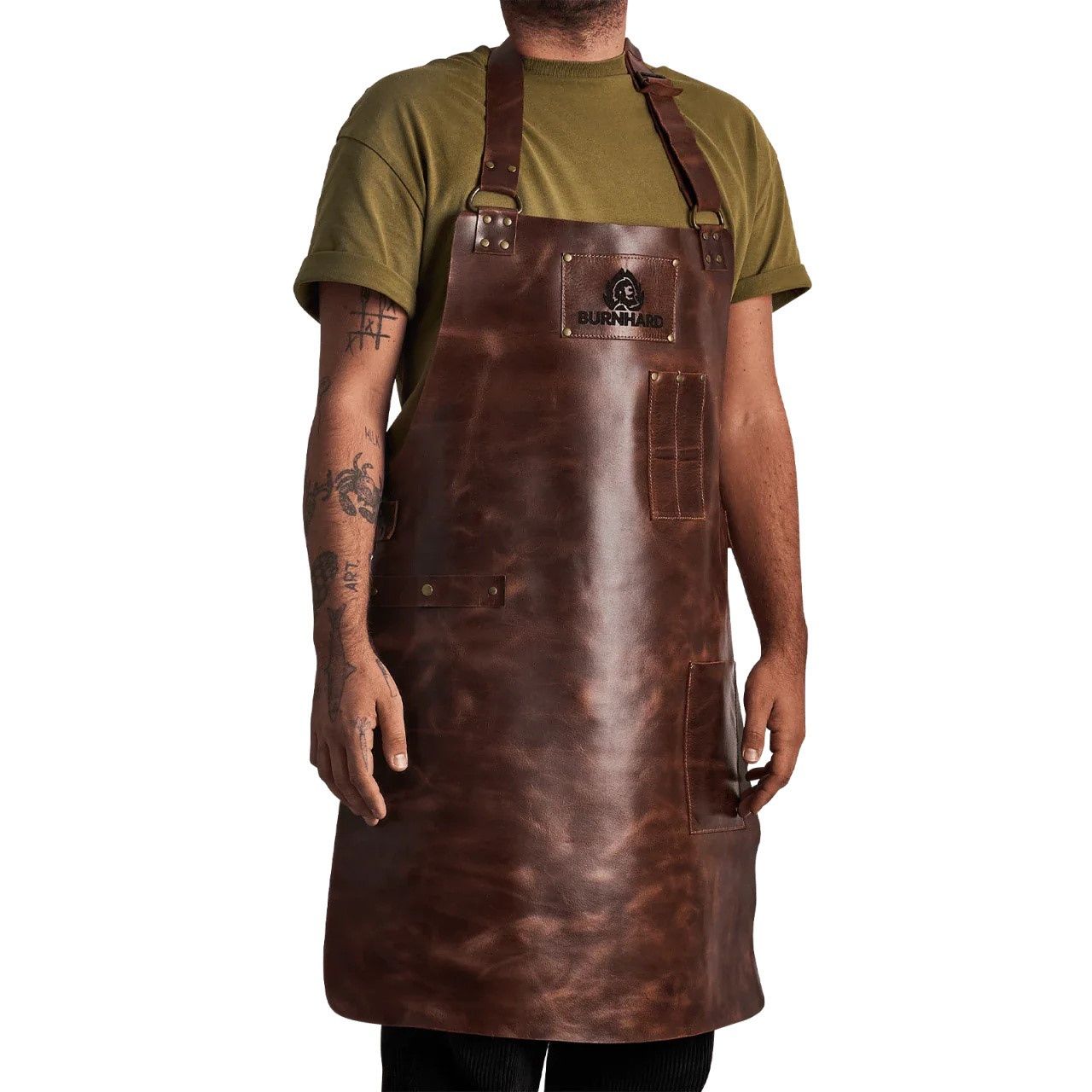 Tablier de barbecue en cuir